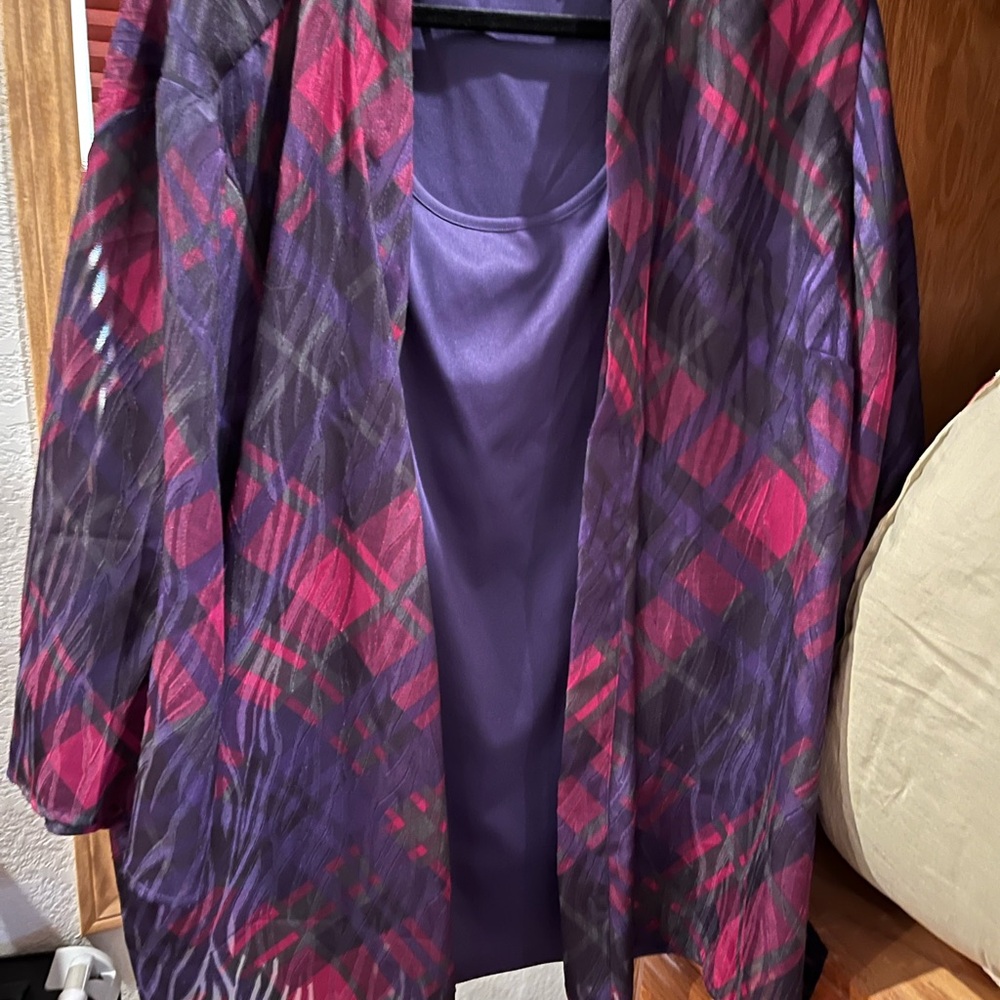 Solid Shirt with over blouse